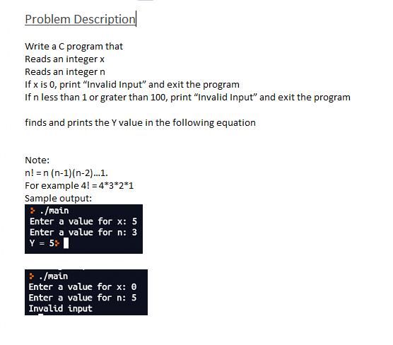 Solved Problem Description Write A C Program That Reads An 5792