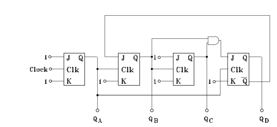 Solved Hi! For the counter circuit shown below, can you work | Chegg.com