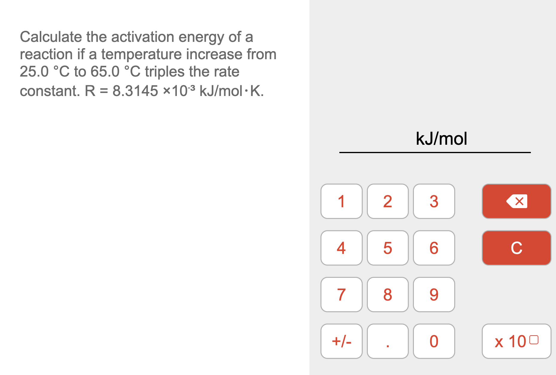 Solved Calculate The Activation Energy Of A Reaction If A | Chegg.com