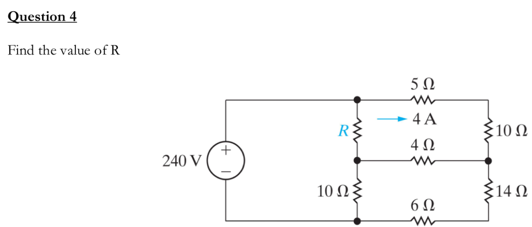 Solved Find the value of R | Chegg.com