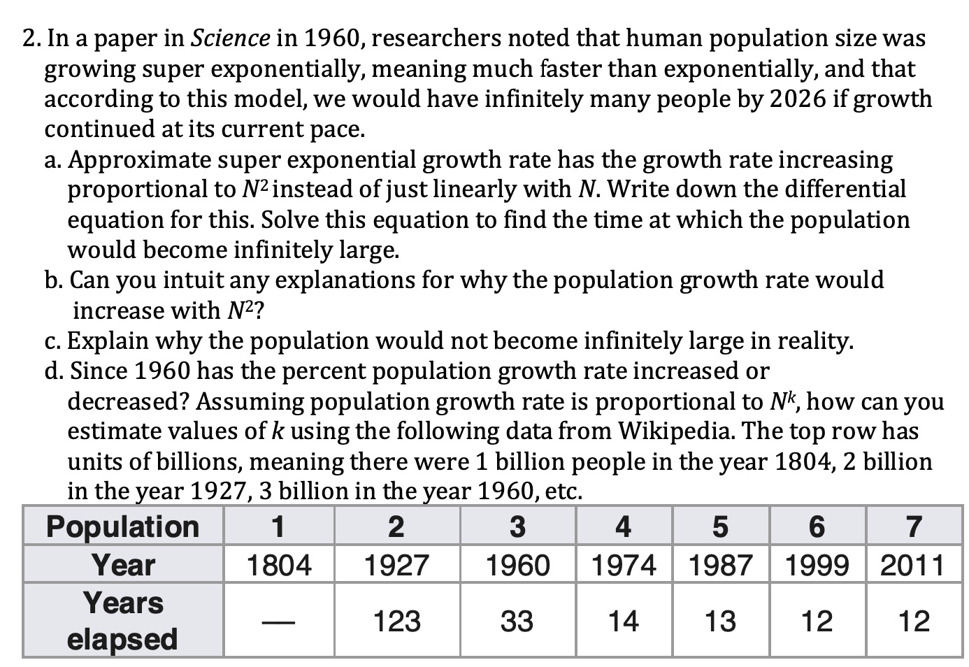 2 In A Paper In Science In 1960 Researchers Noted Chegg