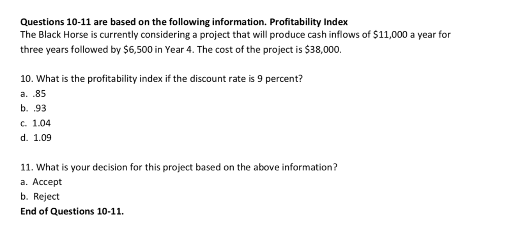 solved-9-the-net-present-value-of-a-project-s-cash-inflows-chegg