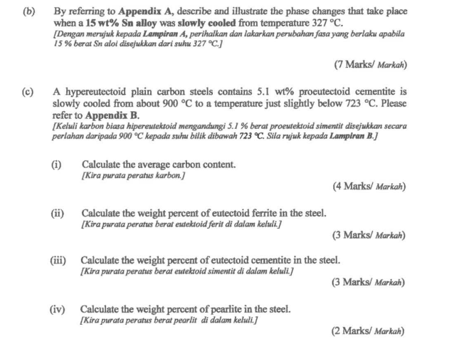 Solved (b) By referring to Appendix A, describe and | Chegg.com