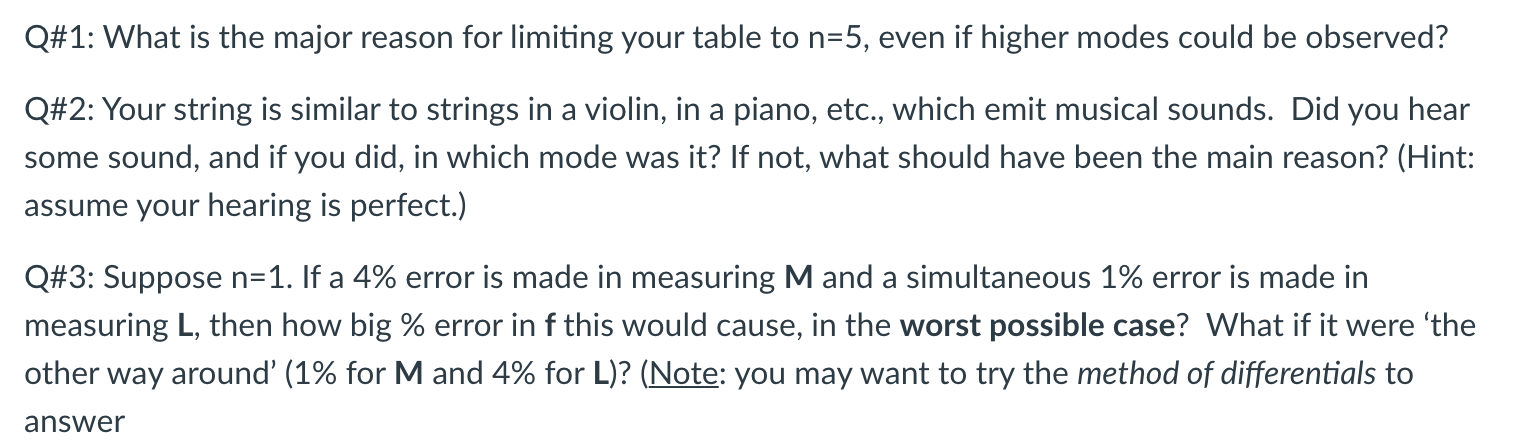 Solved Experiment Data Part 1 3 Value Of M 1 354x 10 Chegg Com
