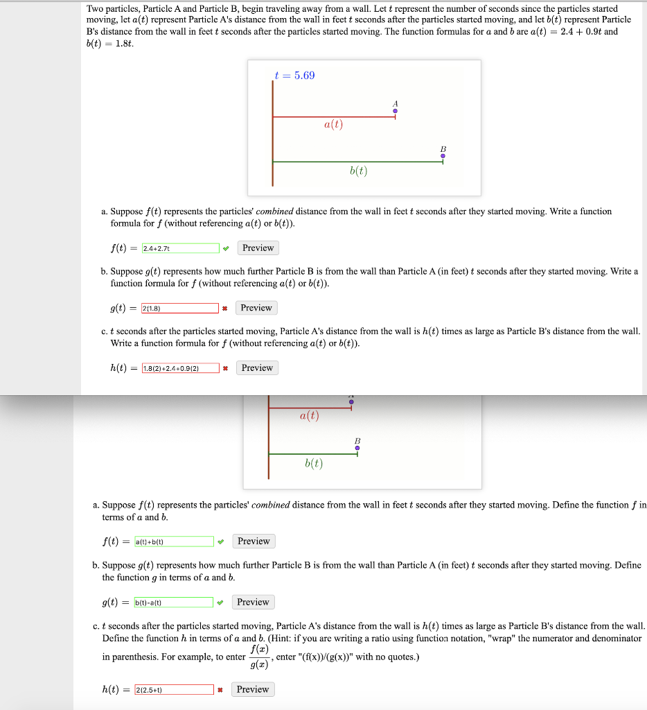 Solved Two Particles, Particle A And Particle B, Begin | Chegg.com