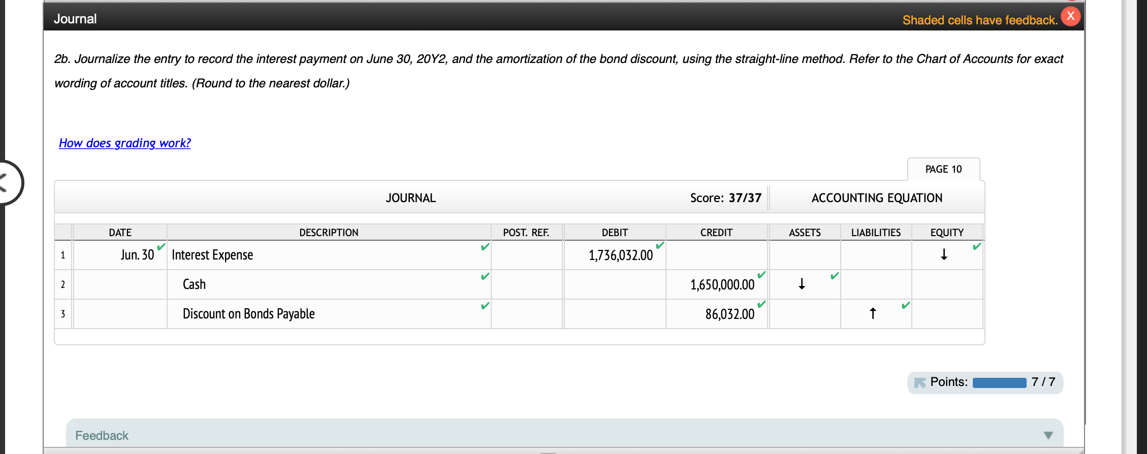 Solved Bond discount, entries for bonds payable transactions