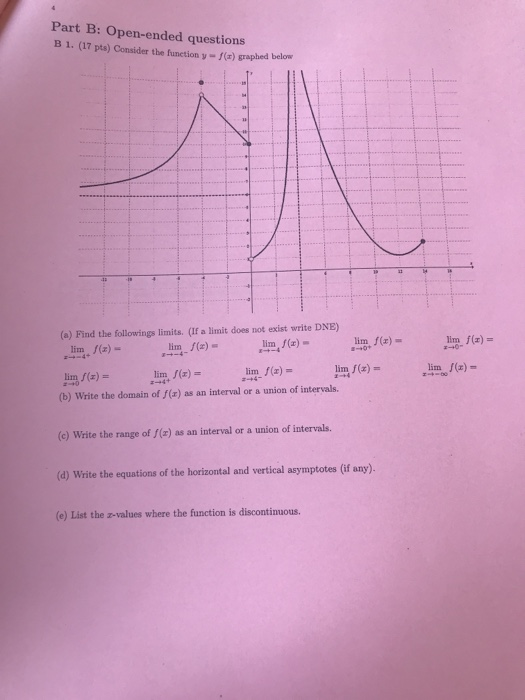 Solved Part B: Open-ended Questions B 1. (17 Pts) Consider | Chegg.com