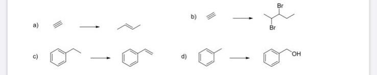 Solved Br B) Ye A) Br C) D) OH | Chegg.com