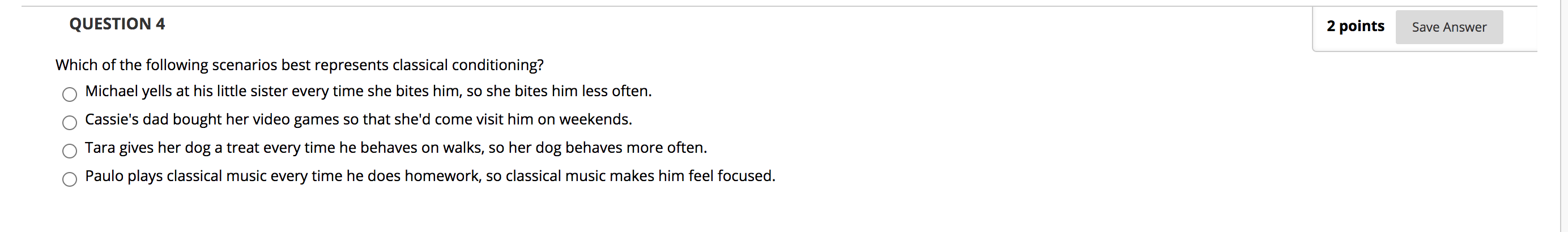 Solved QUESTION 4 2 points Save Answer Which of the | Chegg.com