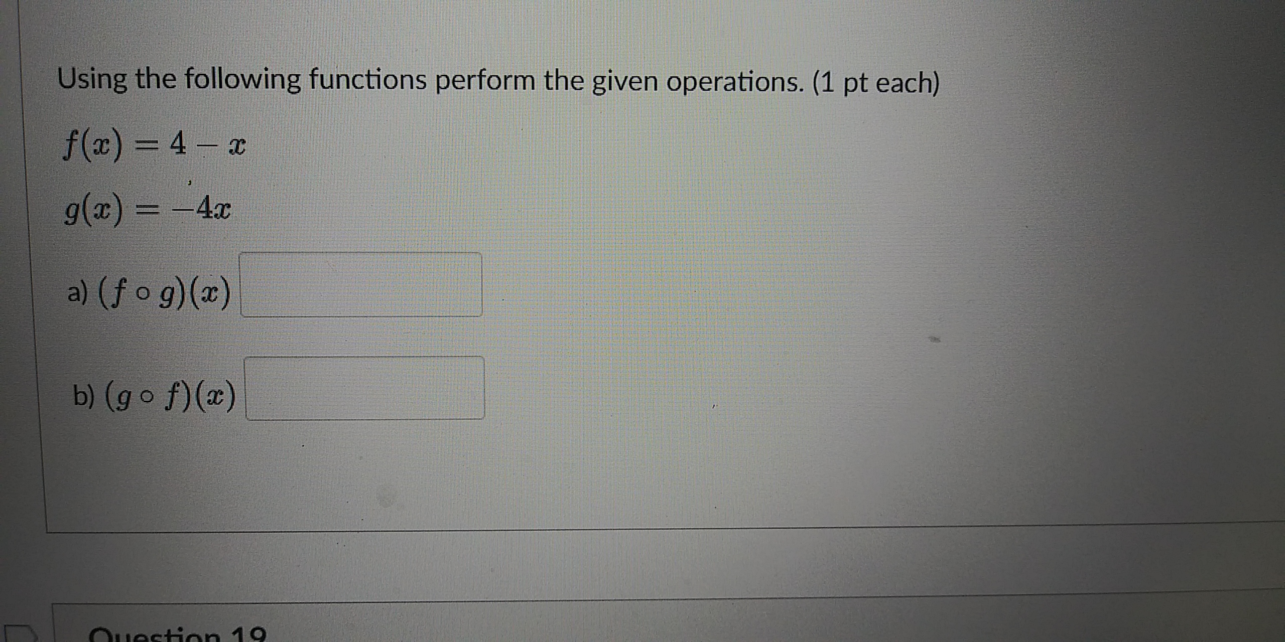 Solved Using The Following Functions Perform The Given | Chegg.com