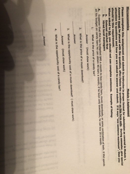 Solved Please complete this assignment and submit to Answers | Chegg.com