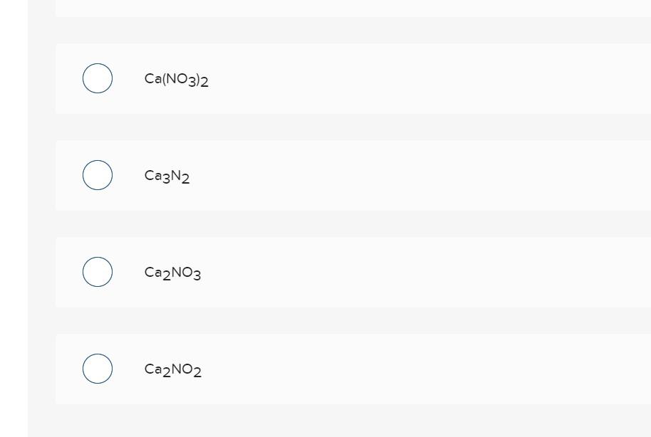 ca no3 2 formula