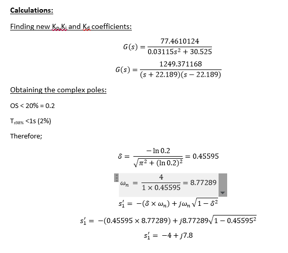 Solved Calculations: Finding new Kaki and Kd coefficients: | Chegg.com