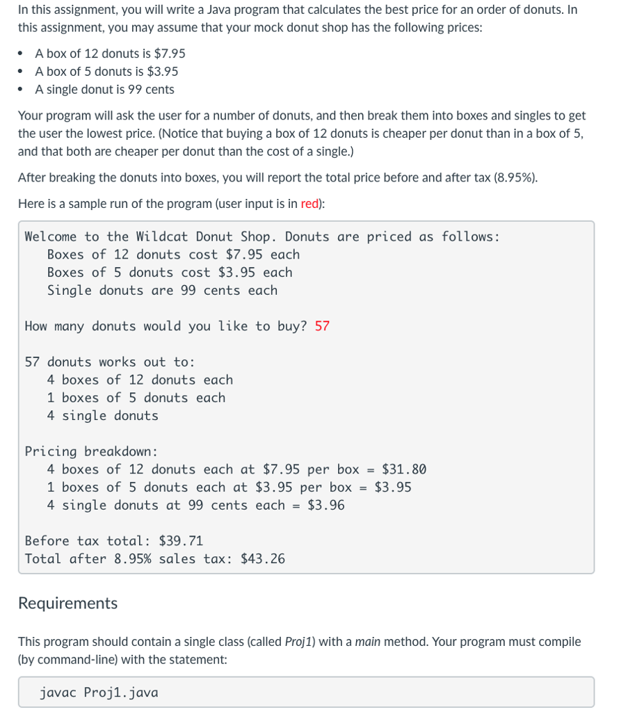 Solved Write the following code in java: | Chegg.com