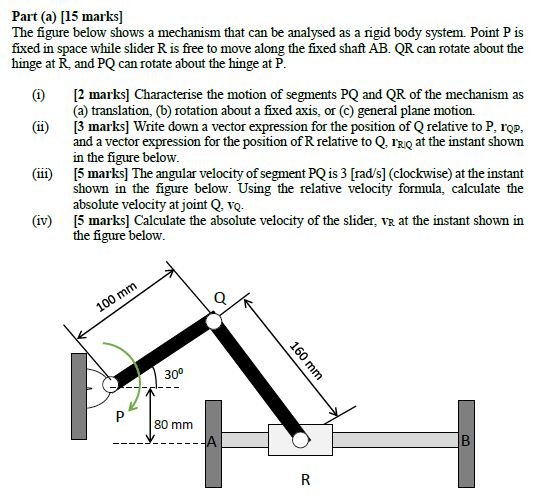 Solved Part (a) [15 marks] The figure below shows a | Chegg.com