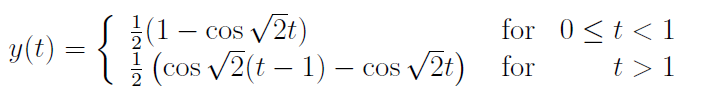 Solved Use the convolution theorem to solve the following | Chegg.com