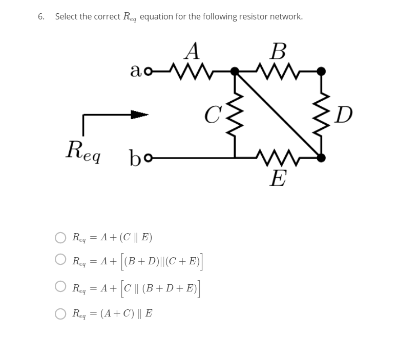 Solved 5. For The Circuit Shown Below, Find The Equivalent | Chegg.com