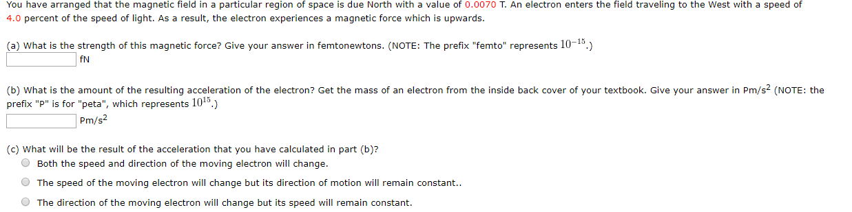 Solved You have arranged that the magnetic field in a | Chegg.com