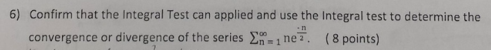 Solved 2) Σ= n+1 3n Use the Root test. (-1) n 3) Σ = 0 (2n | Chegg.com