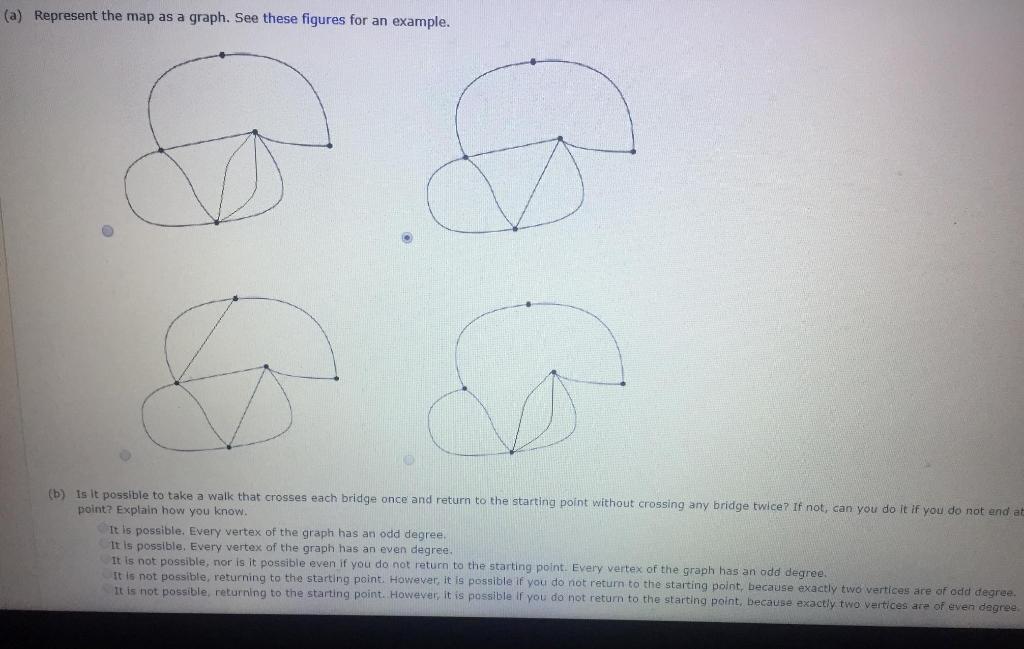 Solved (a) Represent the map as a graph. See these figures | Chegg.com