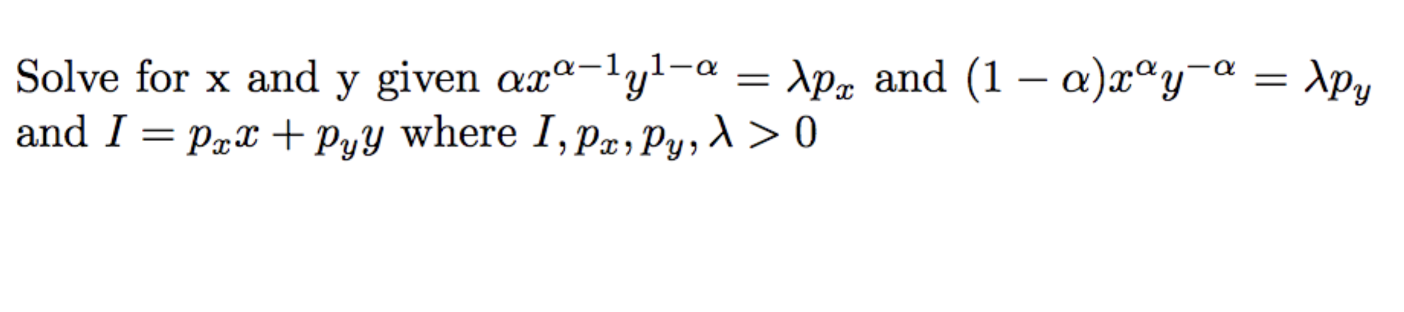 Solved Solve The Below Systems Of Equations Either Using The | Chegg.com