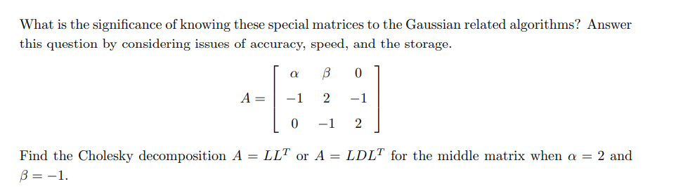 Solved 3. Determine the range of α and β such that the | Chegg.com