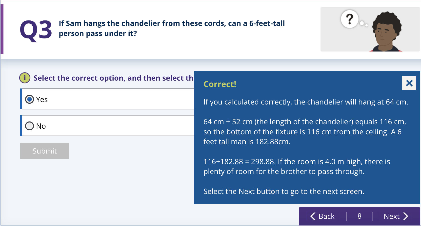 Solved اے گی U D Sam Thinks For A Minute The Cords Are 91 Chegg Com