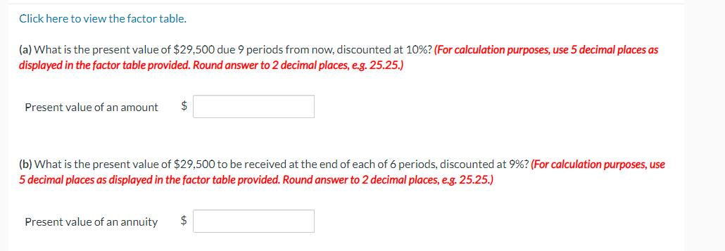 Solved Click here to view the factor table. (a) What is the | Chegg.com