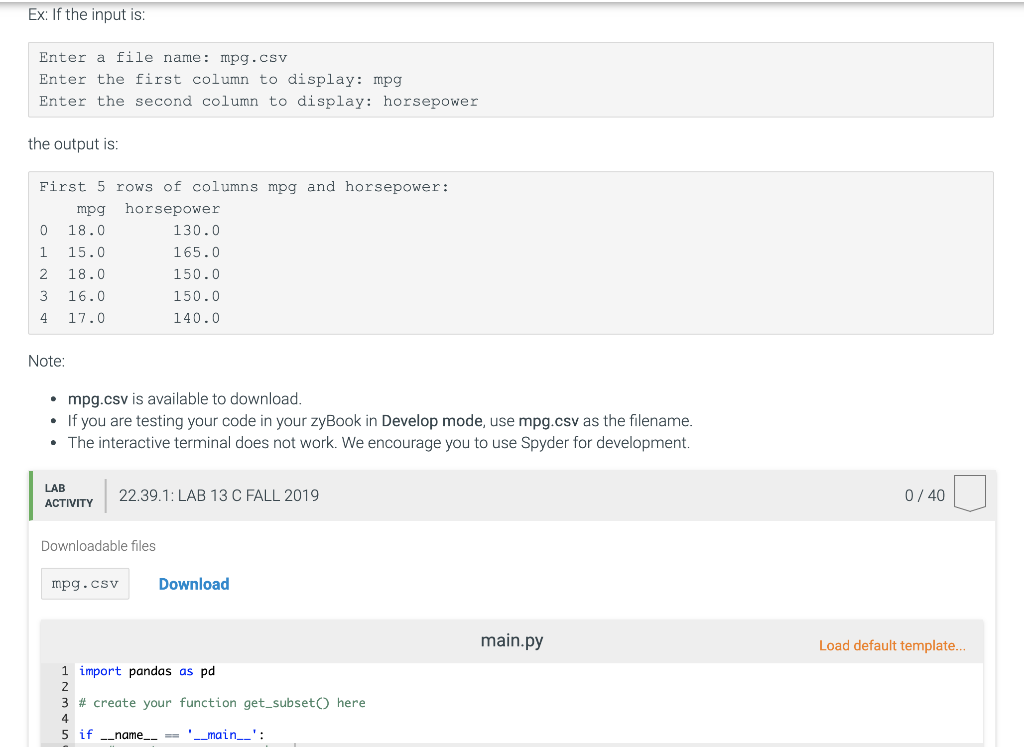Description Write a program that reads data from an | Chegg.com