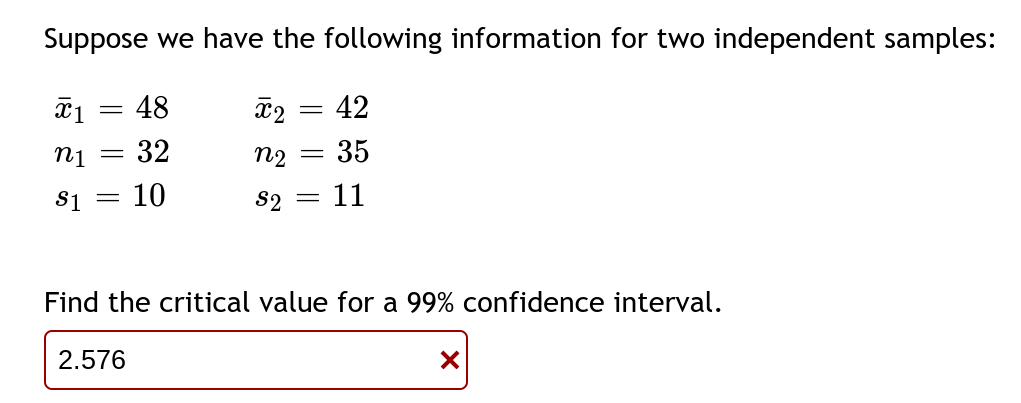 Solved Suppose we have the following information for two | Chegg.com