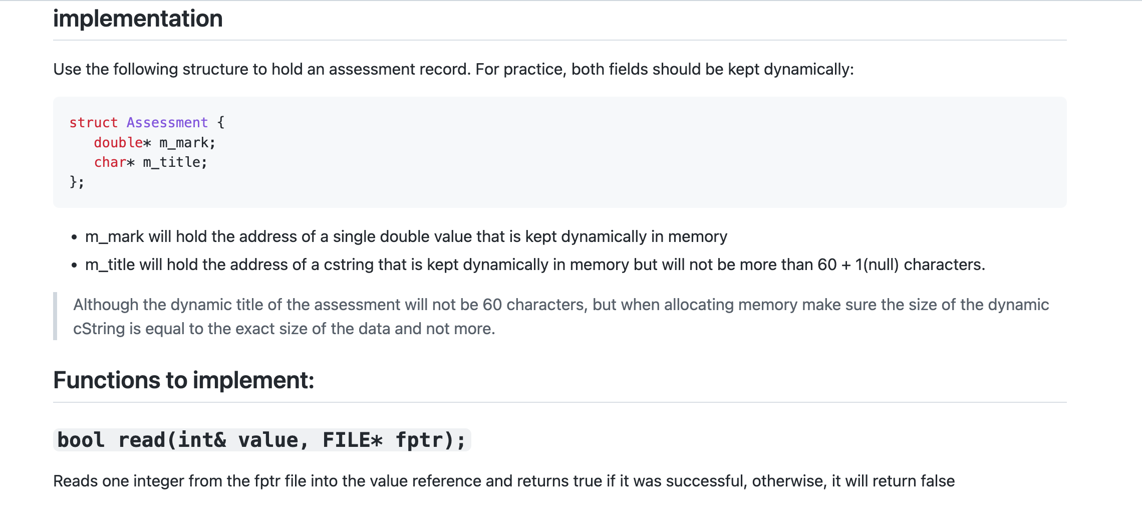 Solved Your task is to create a module called Assessments ( | Chegg.com