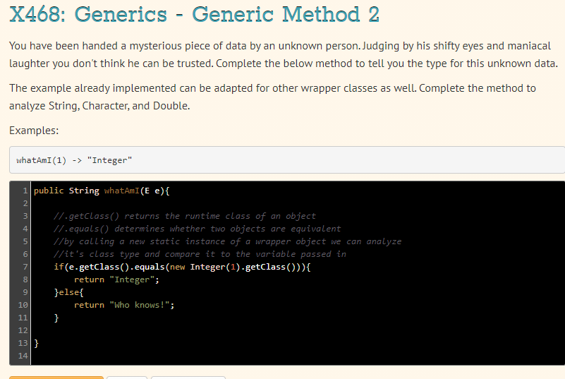 Solved X435: Generics - Comparable Cage 4 Modify the Cage | Chegg.com