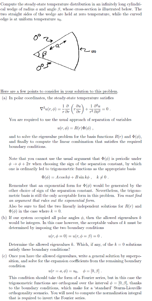 Solved Compute the steady-state temperature distribution in | Chegg.com