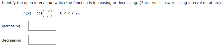 Solved Identify the open interval on which the function is | Chegg.com