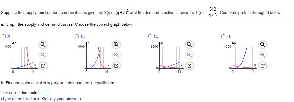 Solved 512 Suppose the supply function for a certain item is | Chegg.com