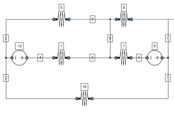 solve for amps in circuit | Chegg.com