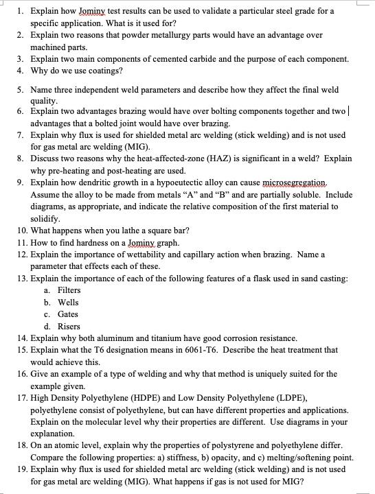 Solved Can someone please help me to solve all the following | Chegg.com