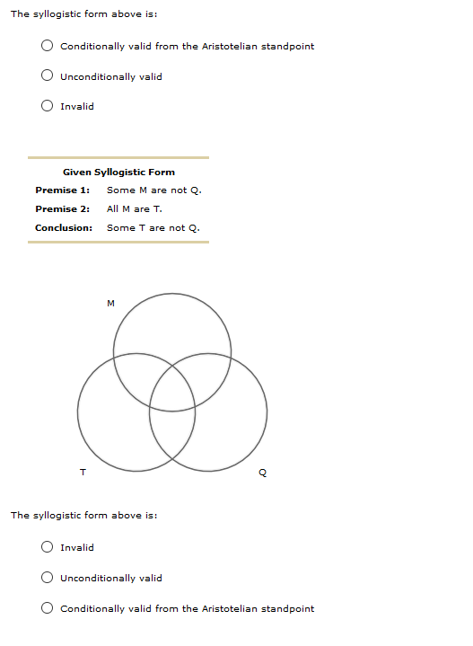 Solved 5. Testing for Conditional and Unconditional validity | Chegg.com