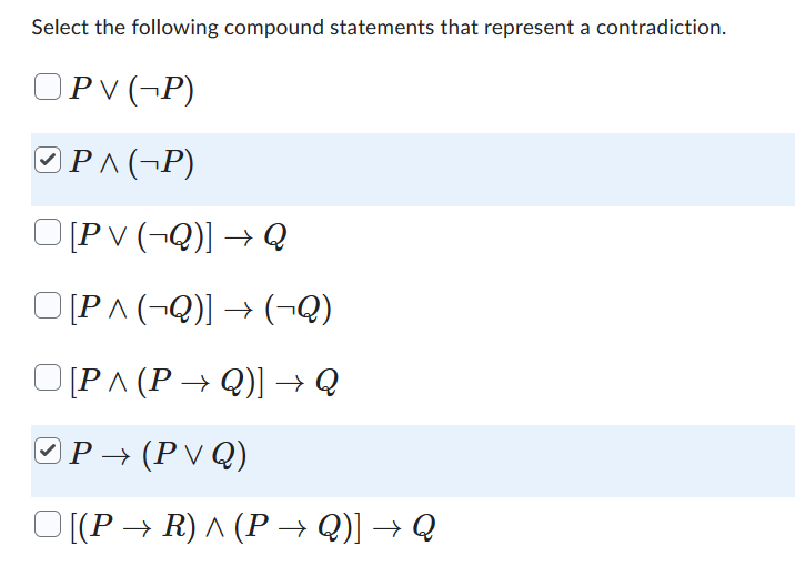 Solved Select the following compound statements that | Chegg.com