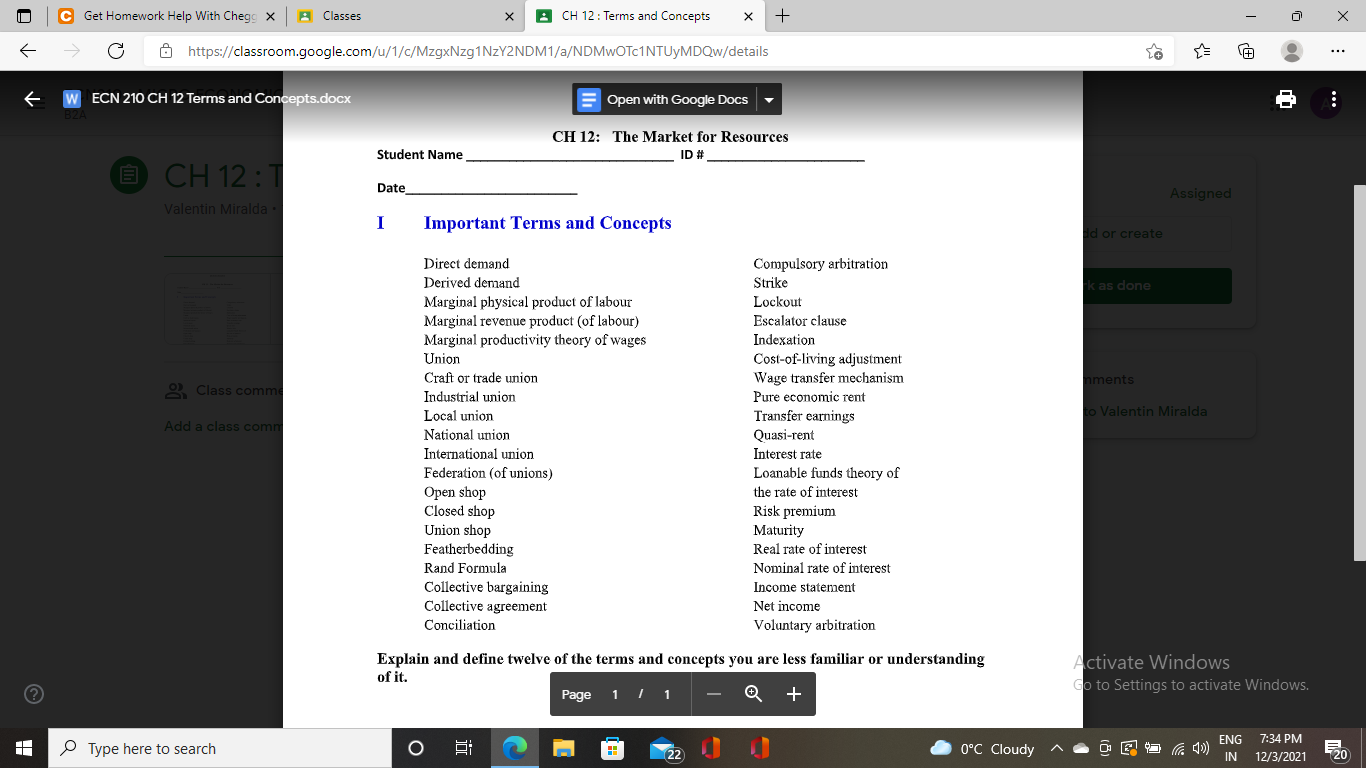 Solved 1 C Get Homework Help With Chegg X # Classes BCH 12: | Chegg.com