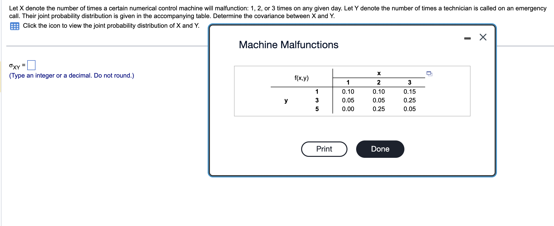 Solved call. Their joint probability distribution is given | Chegg.com