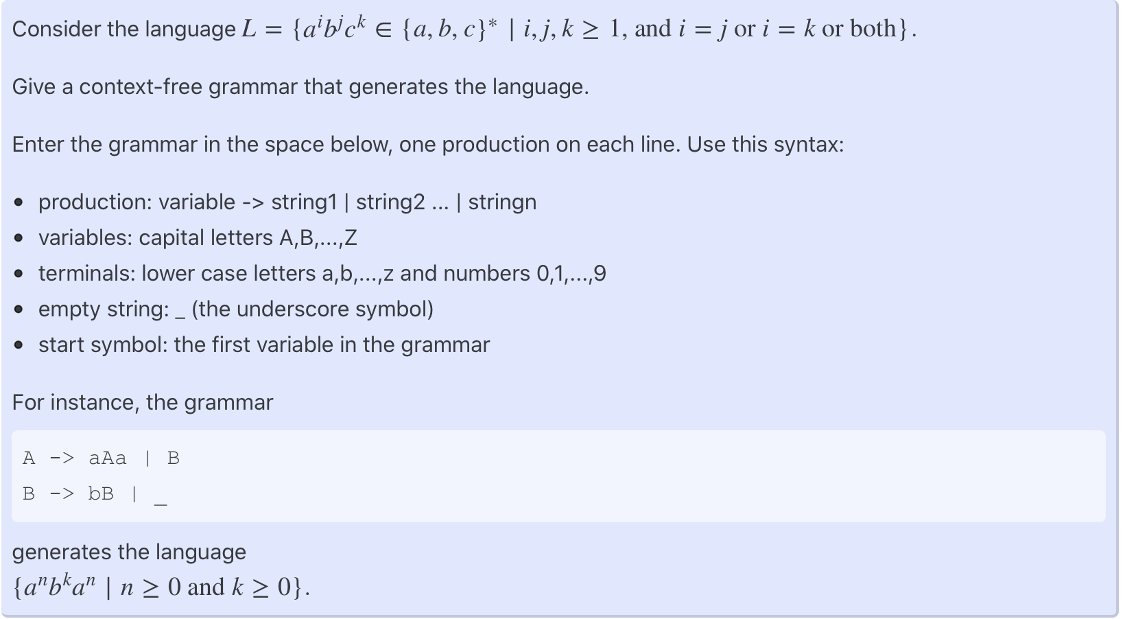 Solved Consider The Language L A Bick E A B C I J K Chegg Com