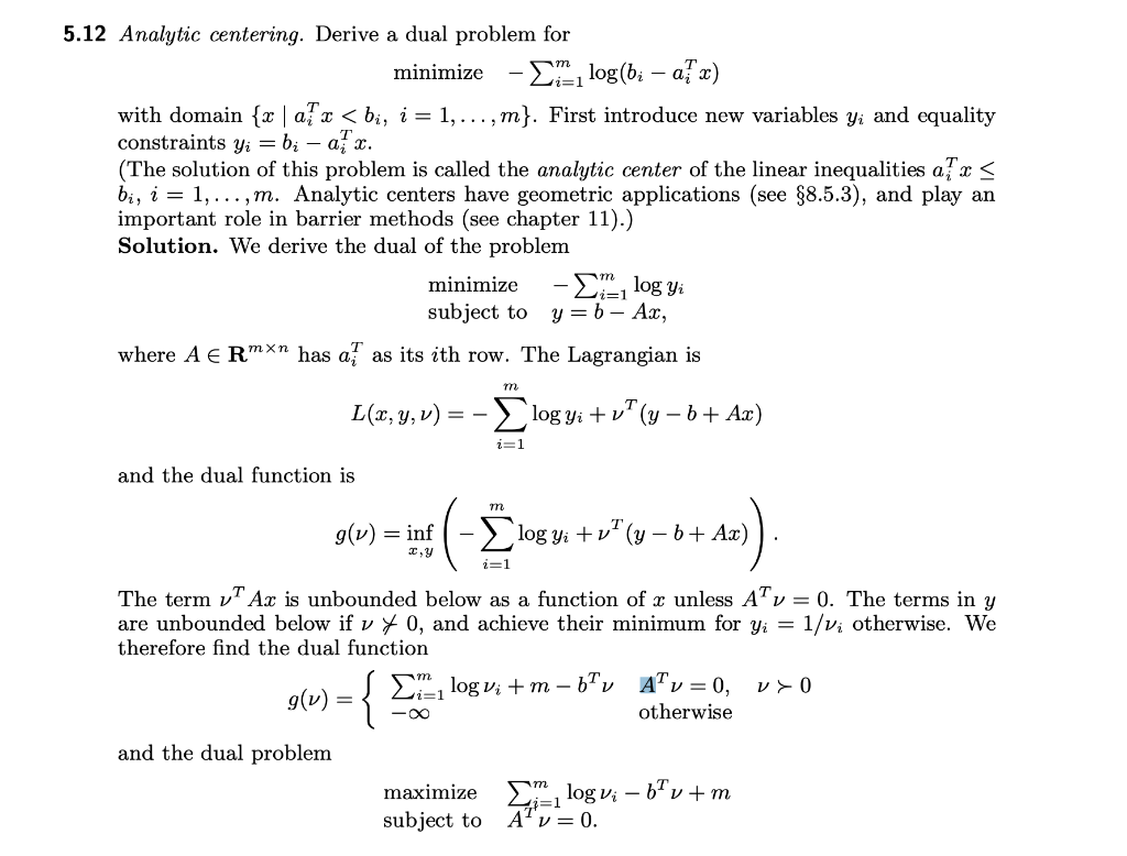 Solved For this problem, why is 1/vi the minimum for yi and | Chegg.com