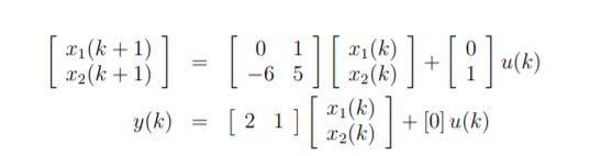 For the system given the state-space model; a) State | Chegg.com