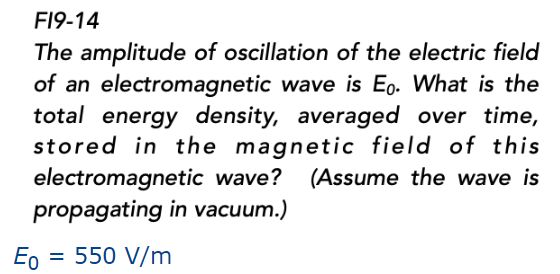 Solved F19-14 The amplitude of oscillation of the electric | Chegg.com