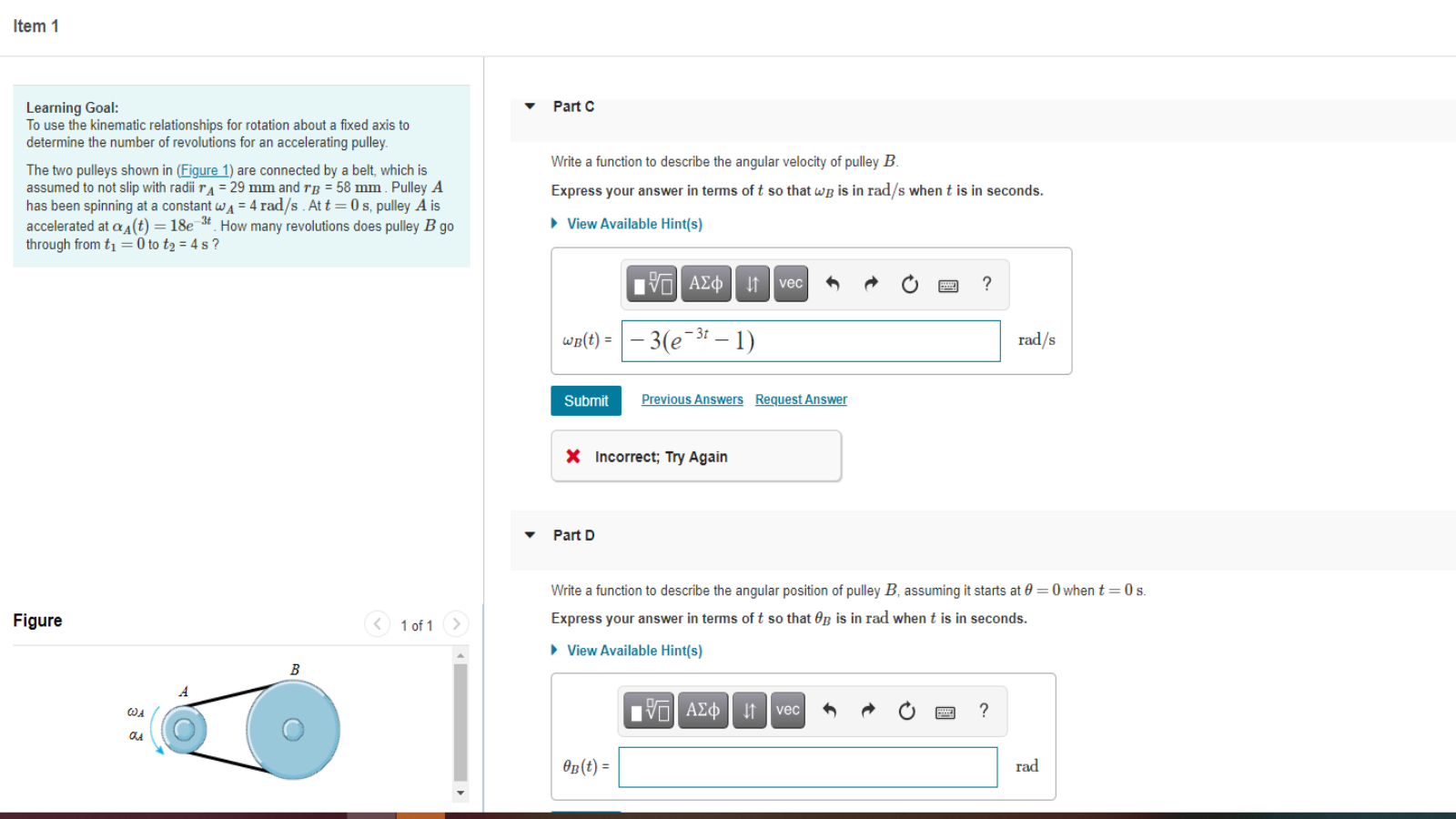 Solved Item 1 1 of IR Part A Learning Goal: To use the | Chegg.com