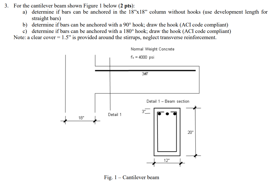 solved-3-for-the-cantilever-beam-shown-figure-1-below