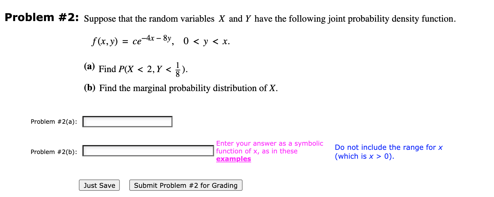 Solved Problem #2: Suppose that the random variables X and Y | Chegg.com