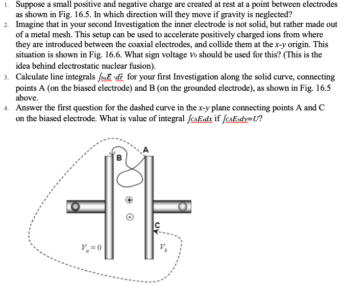 1-suppose-a-small-positive-and-negative-charge-are-chegg