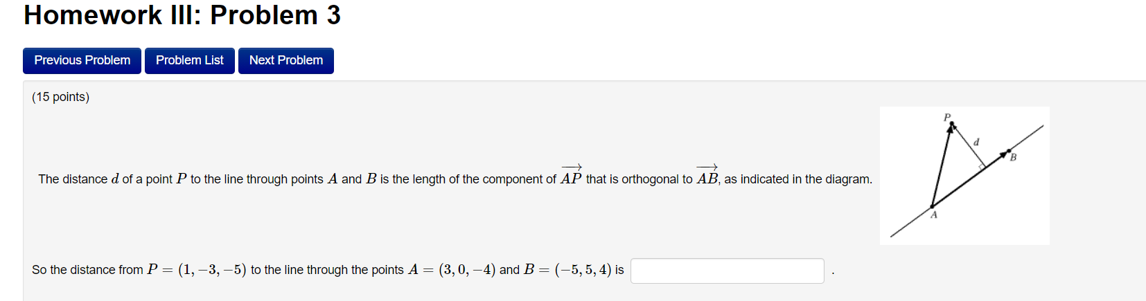 Solved Homework III: Problem 3 Previous Problem Problem List | Chegg.com